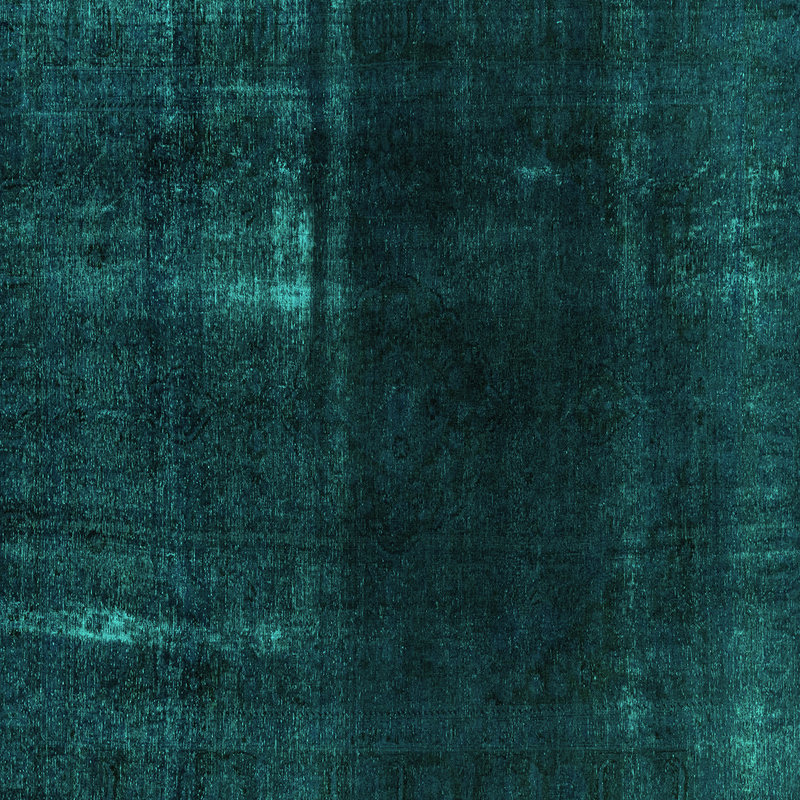 Tapis en laine / polyester tissé à la machine Daevian, Carré 5 pi