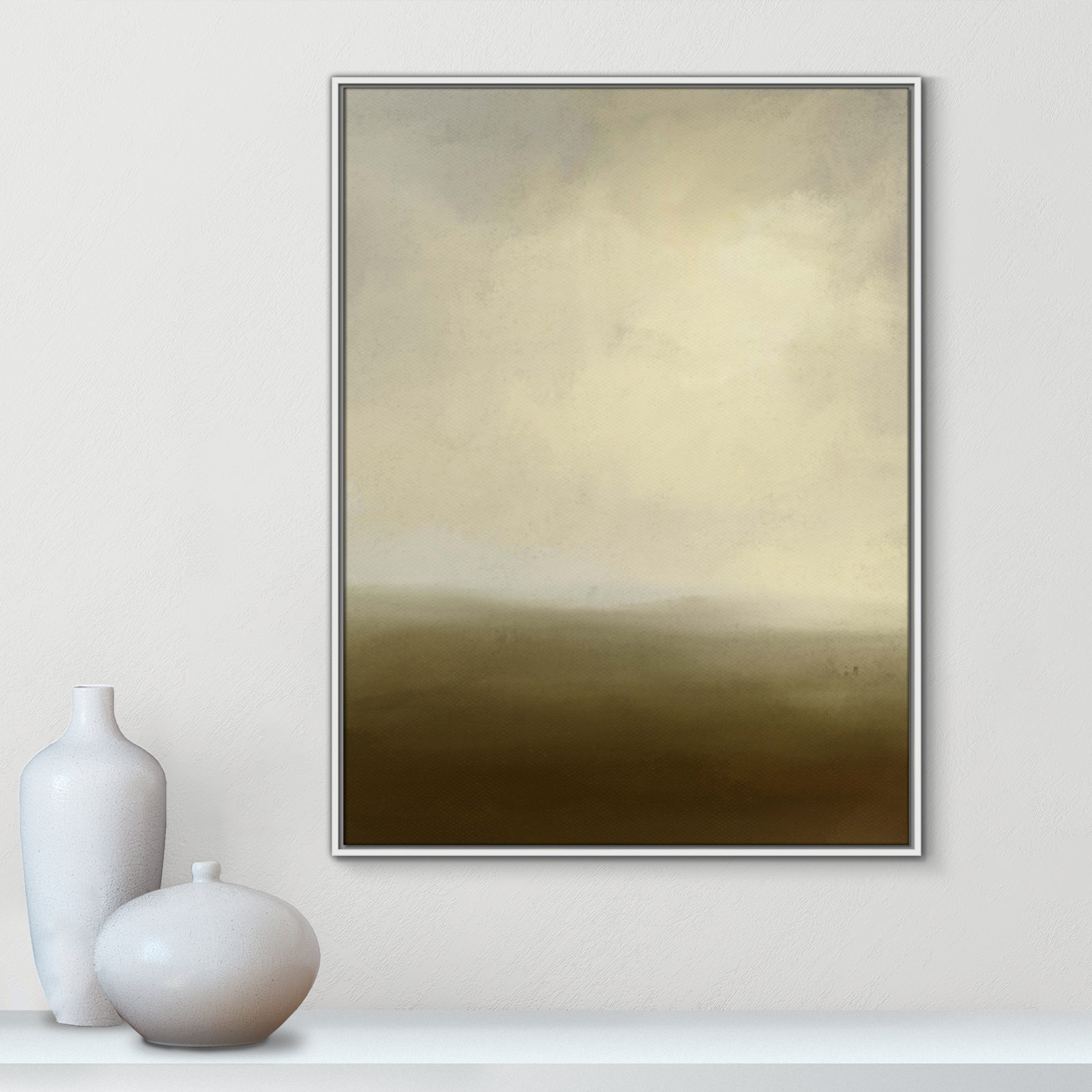 Macy "The Moors" Print, 31.5" W x 41.5" H, White