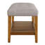 Banc de siège rembourré en chêne touffeté-1039677671
