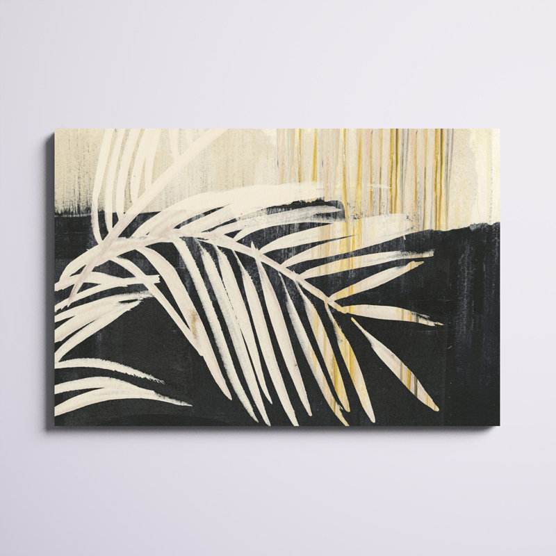 «Golden Raffia I», peinture sur toile, H 32 po x l 48 po