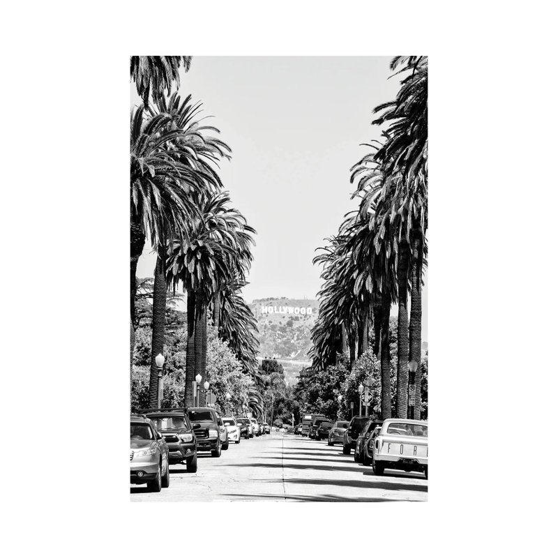 «Black California Series - Downtown Los Angeles» par Philippe Hugonnard - reproduction de photo sur toile tendue