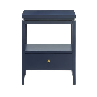 Olana Midnight 1-Drawer Nightstand