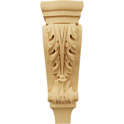 Support en bois / corbeau H 15,5 po x l 5,125 po x P 3,375 po