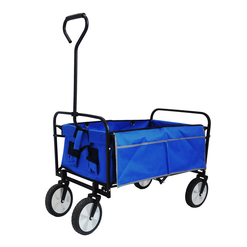 Chariot de plage pliant Wagon Garden (bleu)