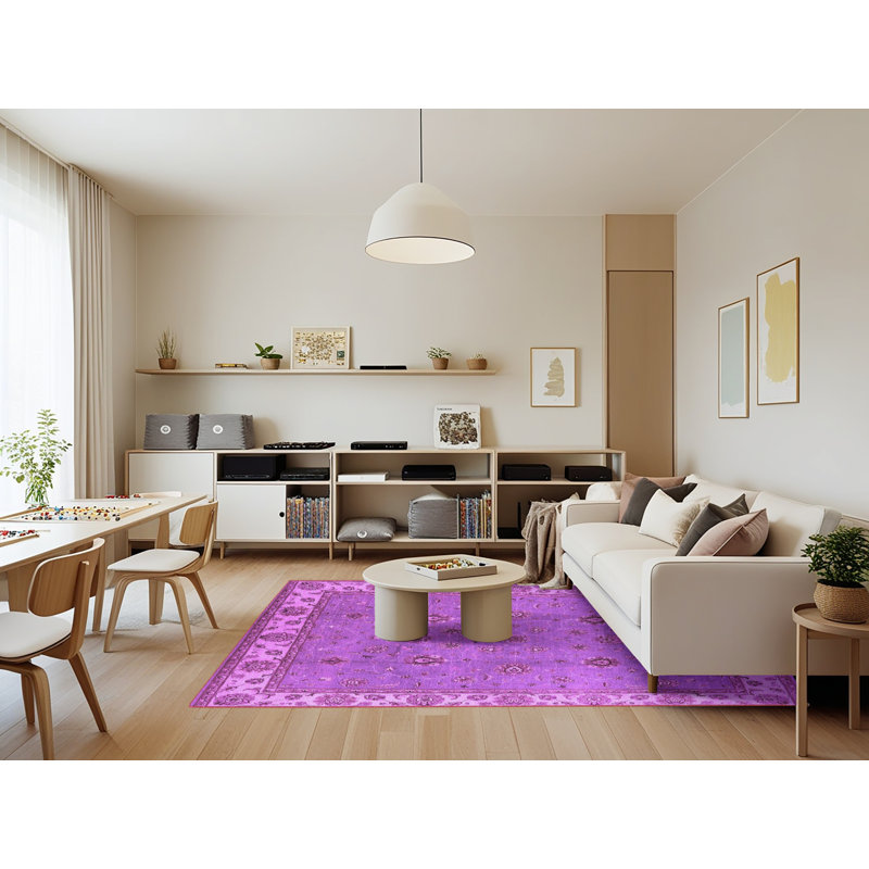 Lekeysha Oriental Indoor Rug, Rectangle 7' x 9'