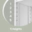 Tall Bathroom Cabinet, Slim Bathroom Storage Cabinet, Freestanding Narrow Storage Unit With Adjustable Shelves, Drawer, Open Compartments, For Small Spaces, Modern-1263341552
