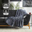 GEEPAS Electric Heated Blanket | Soft Flannel Fleece Heated Throw Over Blanket for Bed Sofa | 9 Heat Setting Digital Display 9H Timer Auto Off | Energy Efficient & Machine Washable | Grey-92144550