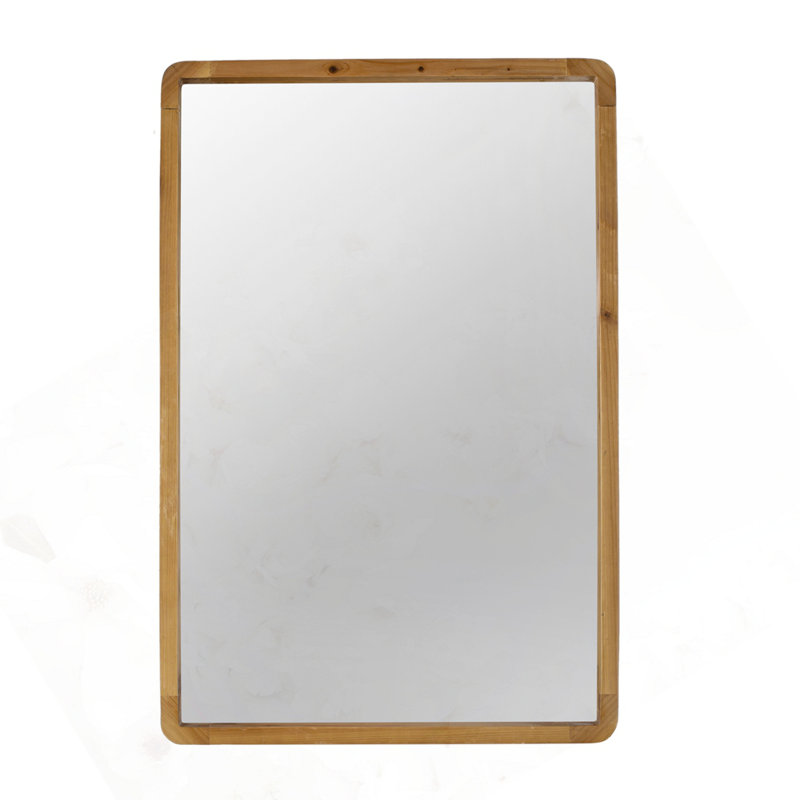 24"X36" Rectangle Wood Mirror