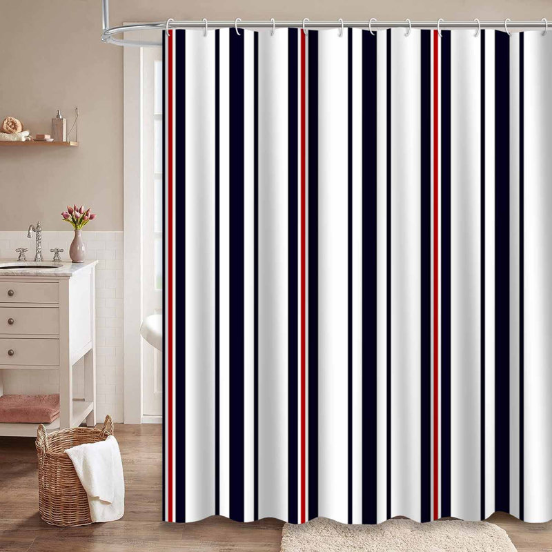 Rideau de douche Stripe, 72" L x 84" W