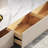 Billy Modern TV Stands with Glossy Sintered Stone, White Media Console with 4 Drawers for Living Room