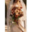 Bouquet de mariée Ling's Moment, petit bouquet champêtre dans les tons brun terre, beige sable et orange brûlé-123967240
