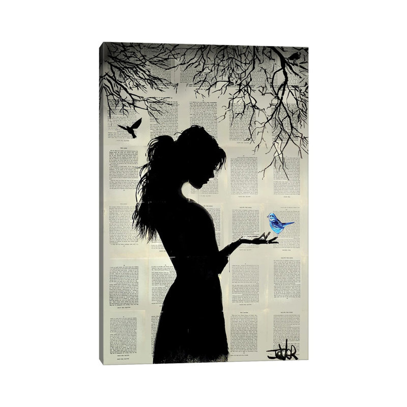 Allegory And Hope by Loui Jover - Wrapped Canvas Painting, 20.32 cm H x 30.48 cm W