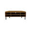 Console multimédia d'angle à six étagères en bois d'acacia massif de 53,94 pouces