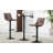 Kaydra Swivel Upholstered Adjustable Height Counter Stool