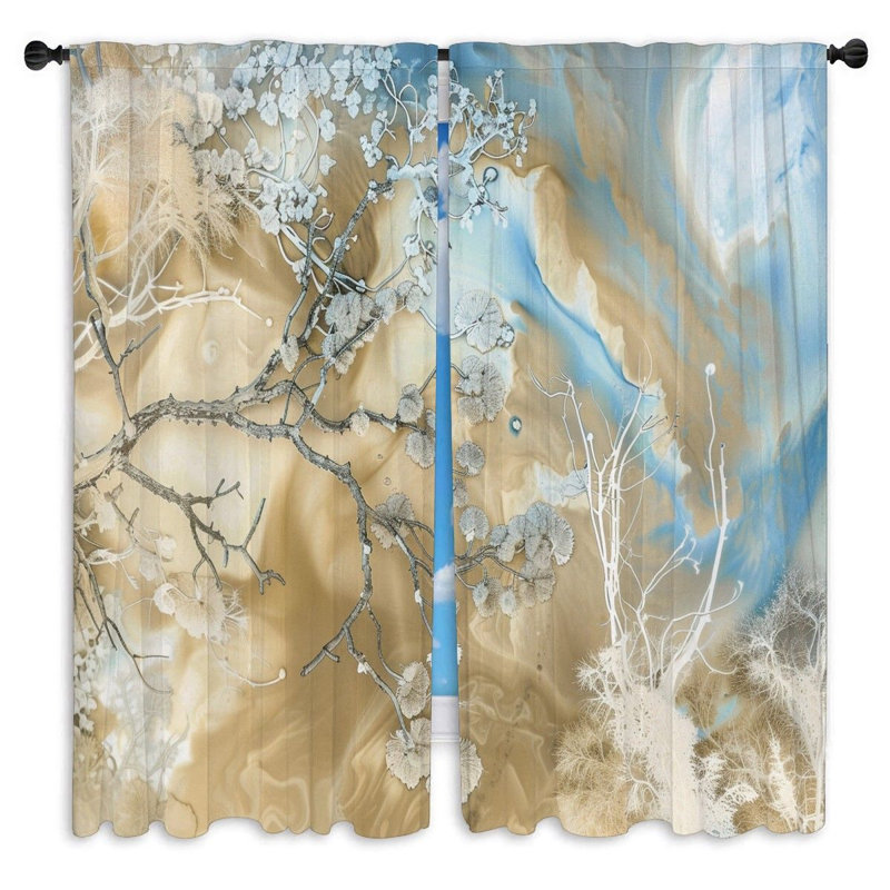 Nino Room Darkening Curtain Pair, 40" W x 52" L