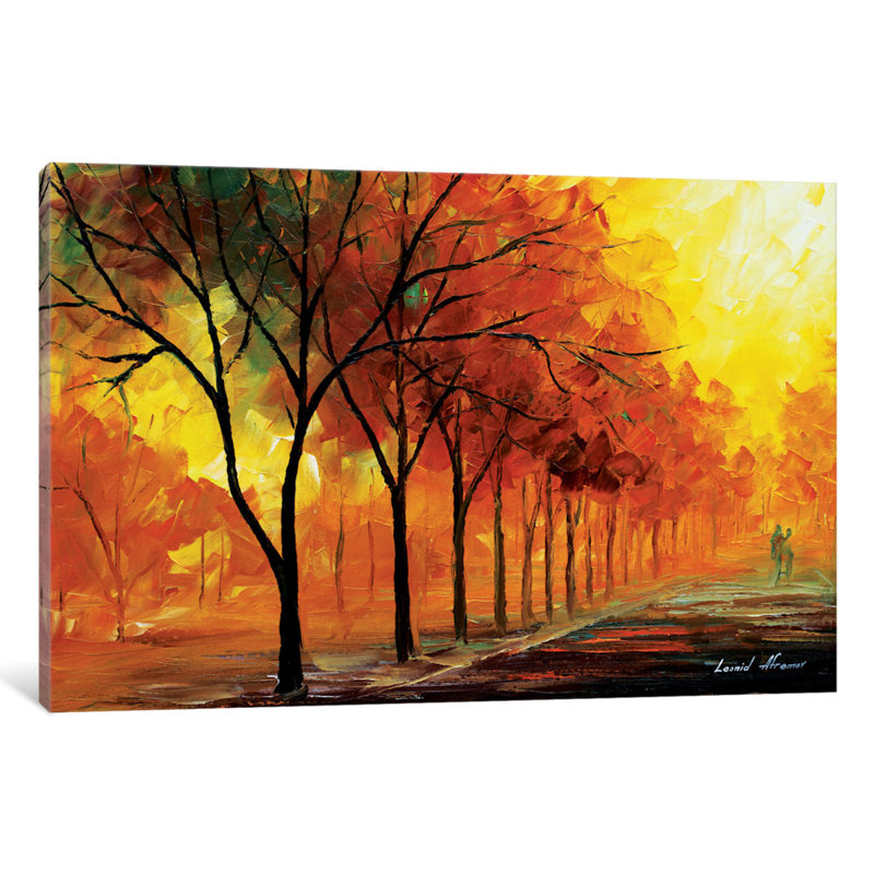 « yellow fog », reproduction d’art sur toile tendue, H 8 po x l 12 po x P 0,75 po