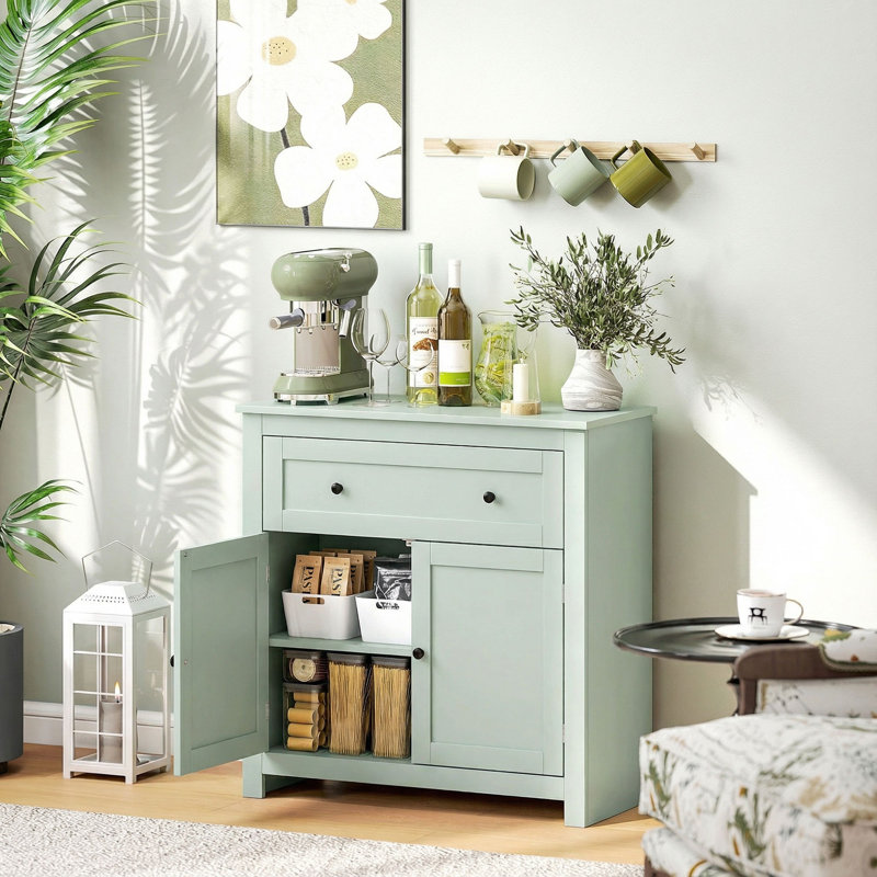 Unfinished Sideboard with Fireplace Included