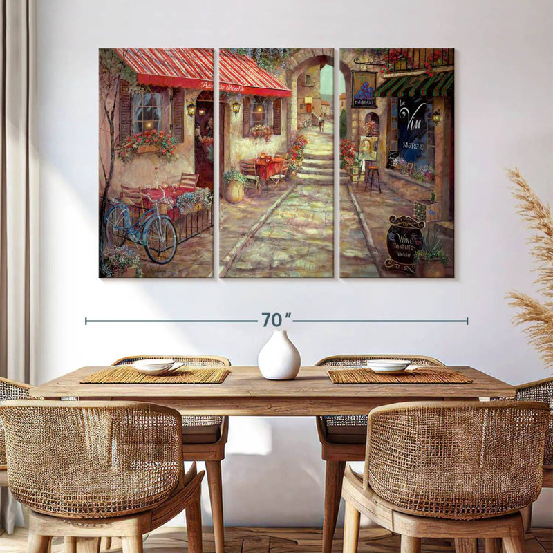 Sireci Bar Du Marche, 42" H x 65" W