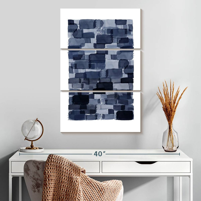 Bloc aquarelle bleu marine Avery, H 32 po x l 20 po