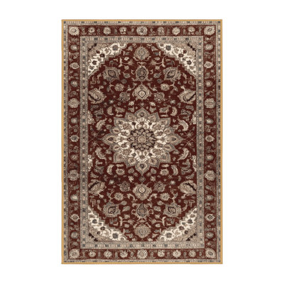 Tapis brun lavable à la machine