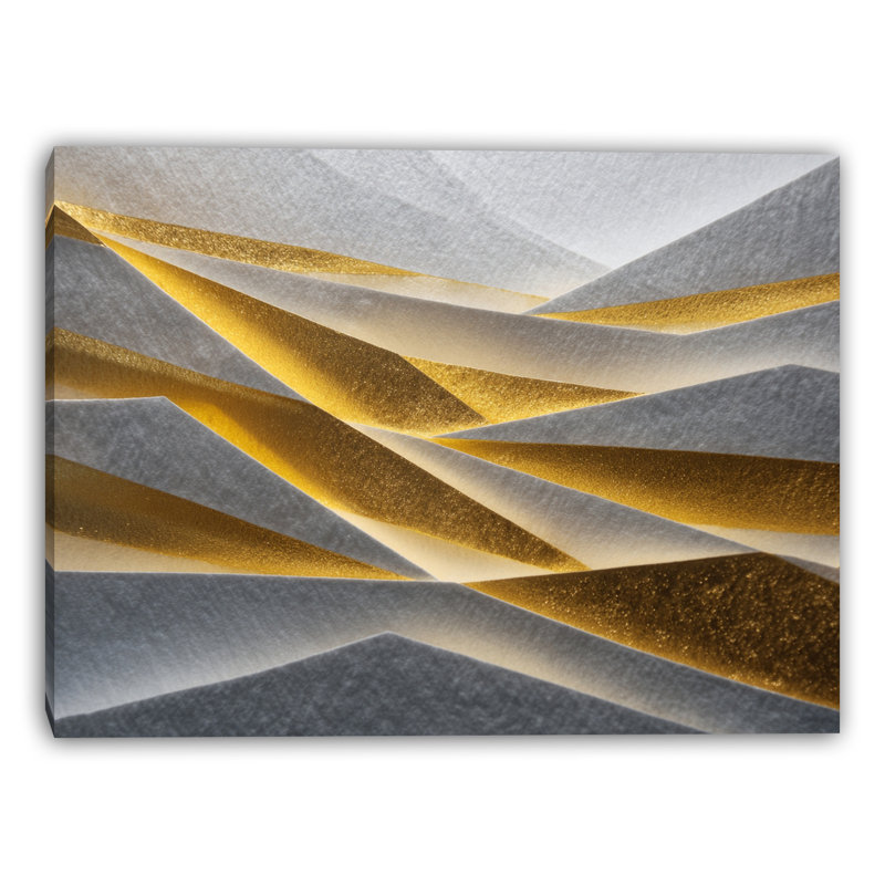 Art mural sur toile Golden Ridge, H 12 po x l 16 po x P 1 po