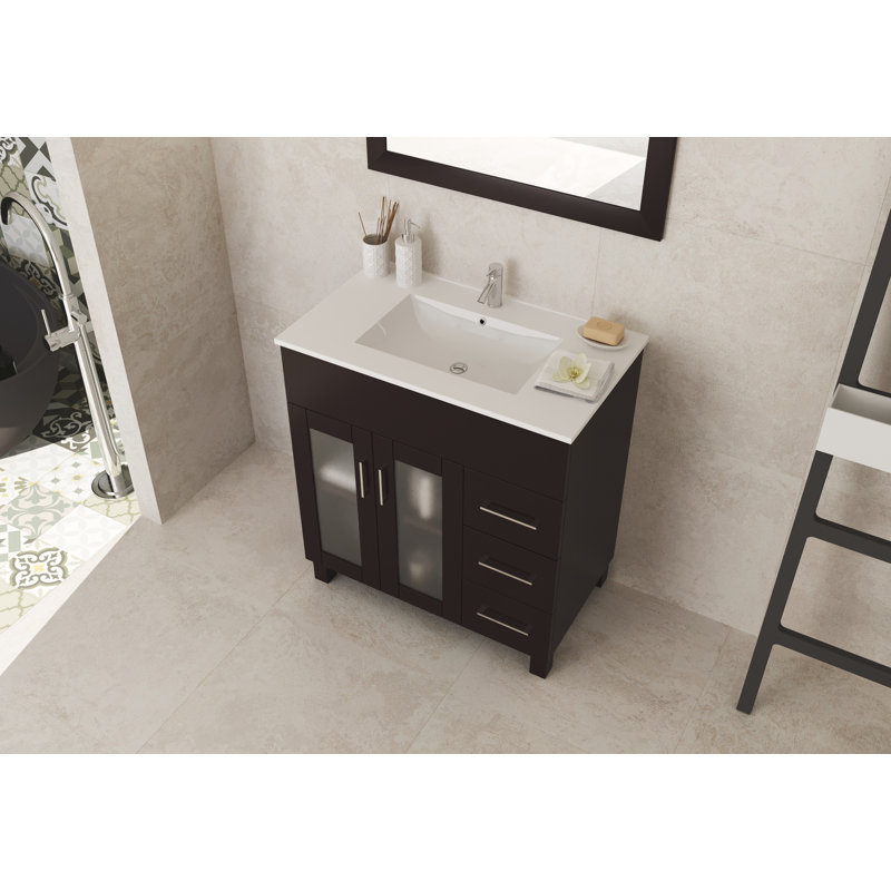 Ensemble de meuble-lavabo simple 32 po Keiwan, Espresso