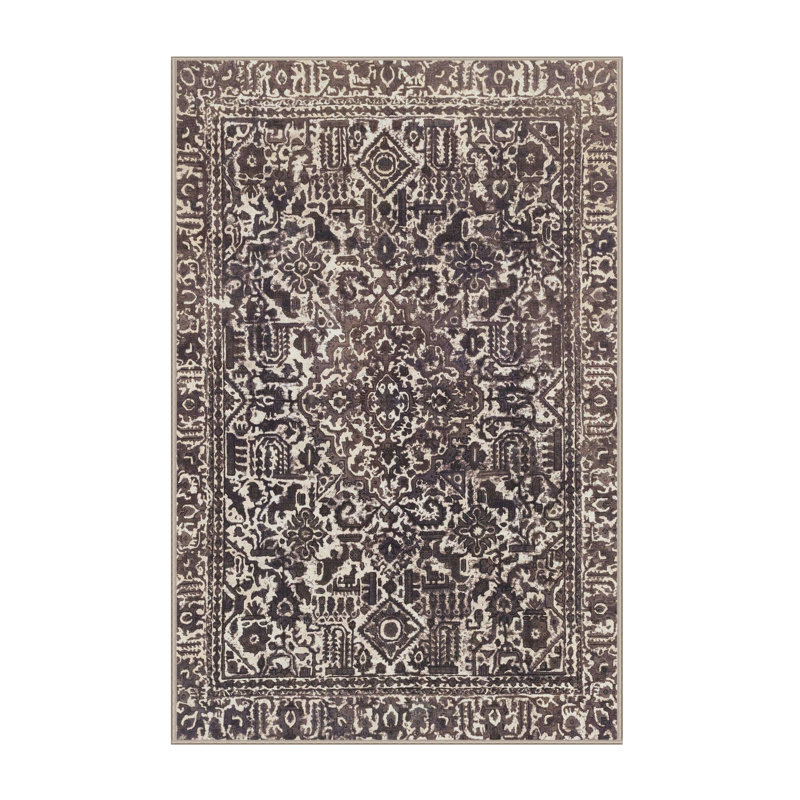 Abstract Indoor Rug, Rectangle 7' x 10'
