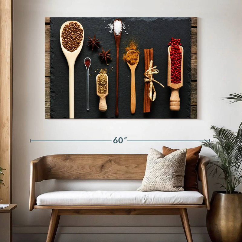Yarlin Kitchen Spices, 34" H x 51" W