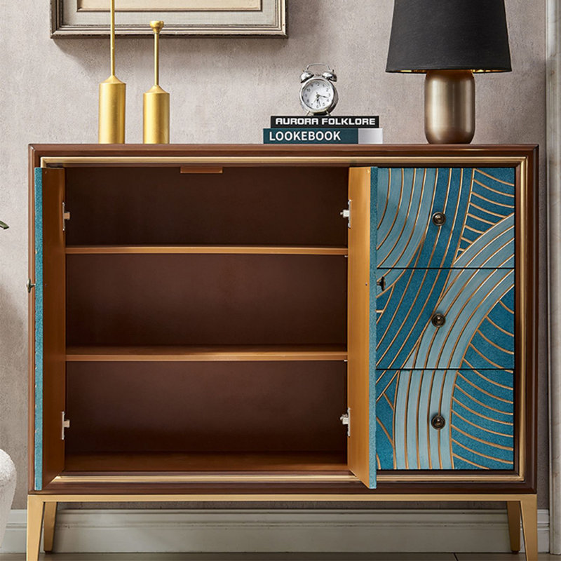 Armoire de rangement légère de style américain
