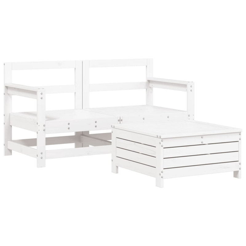 Beeliar 66cm Wide Rectangle Patio Sofa, White