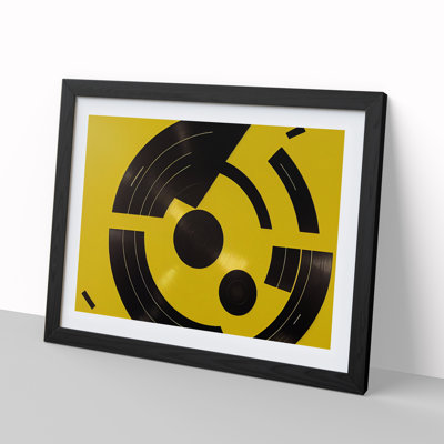 Abstract Vinyl Record Art Vol.3 - Framed Print