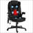 High Back Vibration Massage Office Chair With 6 Vibration Points-469273650-437576092
