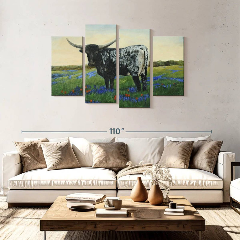 Brampt My Flowers II, 48" H x 75" W