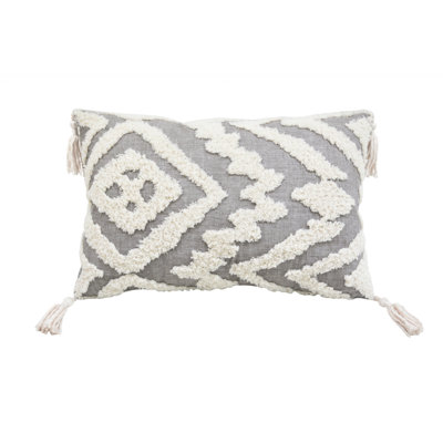 Housse de coussin rectangulaire en polyester