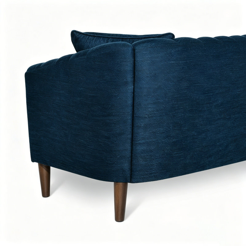 Canapé 3 places, Navy Blue Fabric