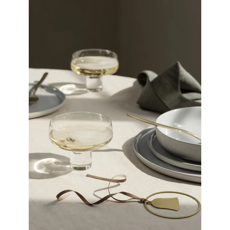 KOYOI Champagne Coupe With Pedestal Stem