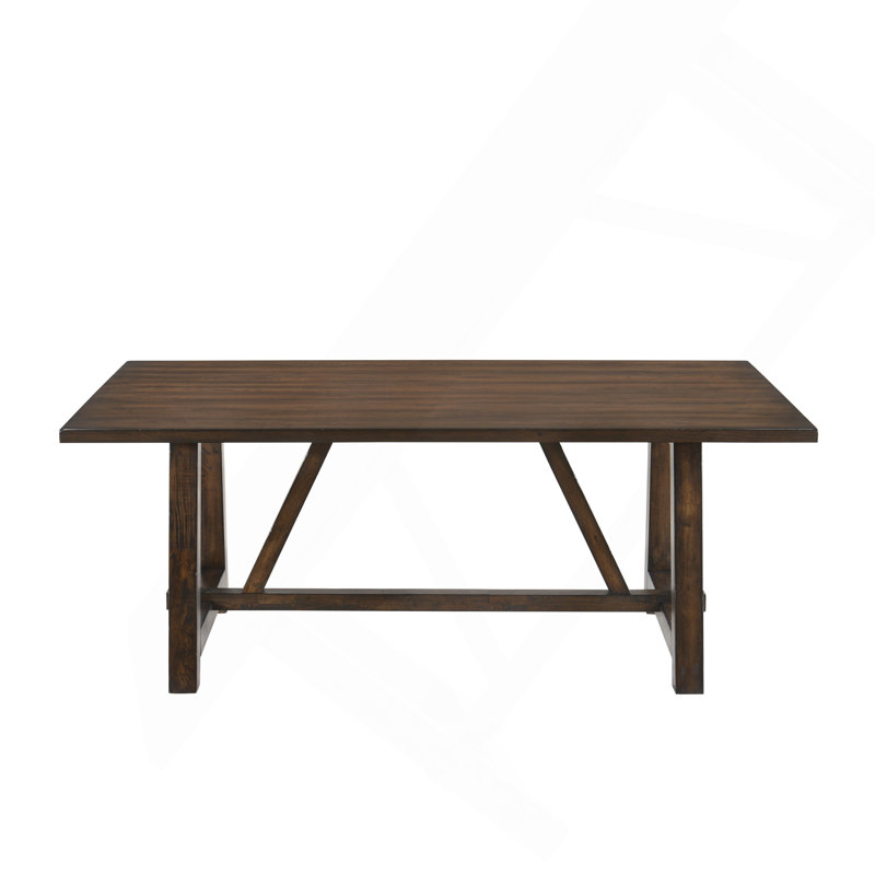 Dark Oak Finish Dining Table