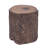 Olsin Outdoor Tree Stump MGO Side Table with Organic Sculptural Texture