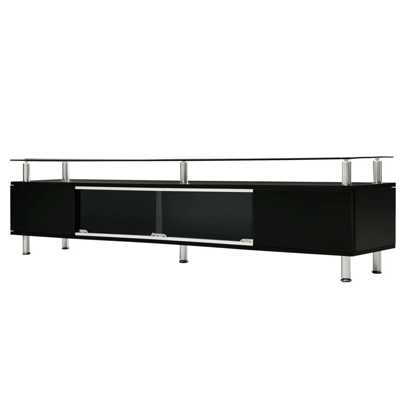 Armoire d'appoint en acier jacquesha, Noir