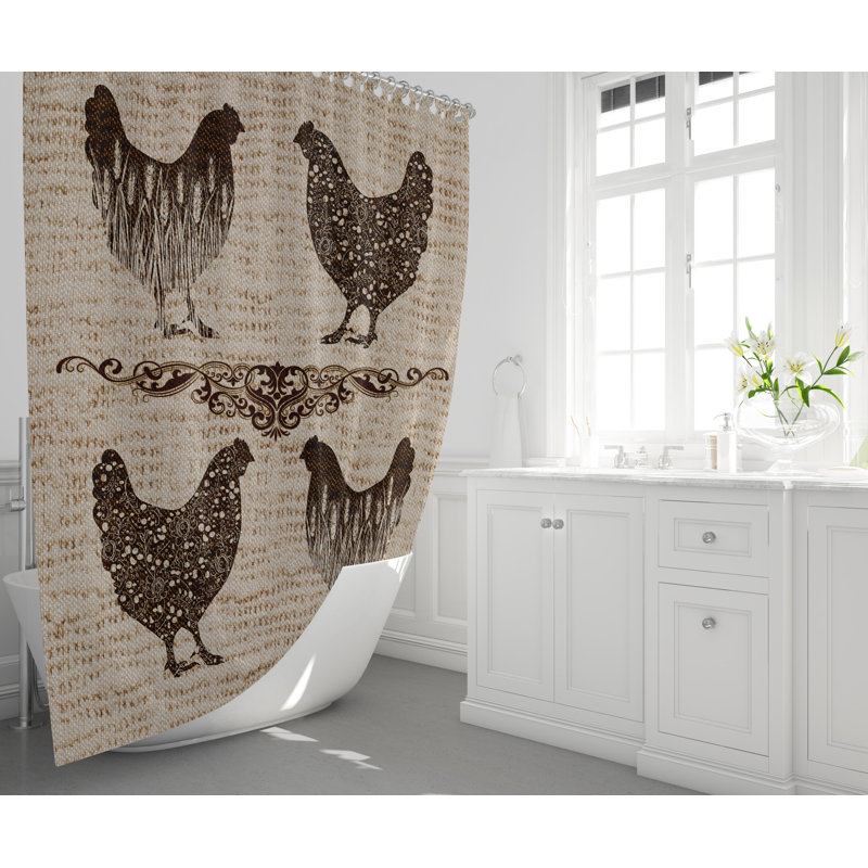 Karas Shower Curtain, 83" H x 70" W
