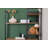Modern Industrial Bookshelf with Metal Frame, Atlantic Pine & Black Finish, 37.0 x 71.3 x 37.0 inches | 100% Melamine Coated Particle Board, 0.7 inches Thick | Perfect for Home or Office Organization, Stylish & Durable Design