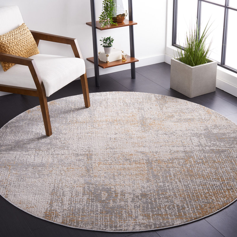 Tapis gris / or Kulig 208, Tapis de couloir 2 pi x 8 pi