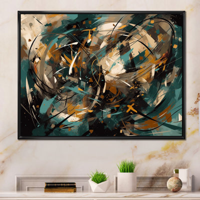 Victorine Abstracted Vibrant Expressions I sur impression sur toile
