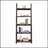 5-Tier Ladder Bookshelf With Rubber Wood Frame, Ideal For Stylish And Efficient Storage In Any Room-1977708973