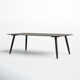 Delaine 46.5'' Metal Outdoor Coffee Table