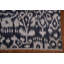 Tapis bleu marine en laine noué à la main de conception unique 8 pi 10 po x 11 pi 11 po New Age