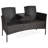 2 - Person Patio Conversation Sets with Cushions-1223633242