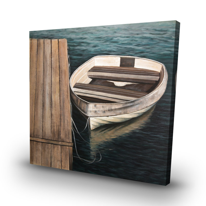 Rowboats - 32"x32" art on canvas