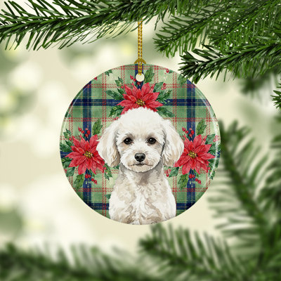 Ornement en céramique Toy Poodle
