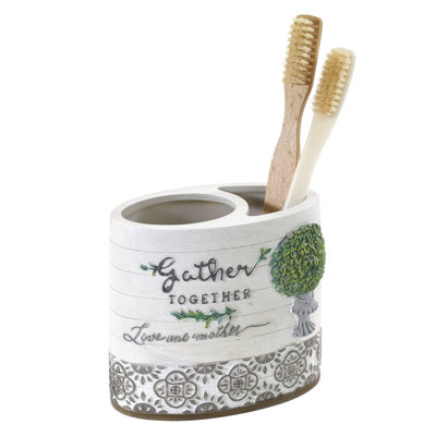 Mod Farm Bath Modern Farmhouse Toothbrush Holder